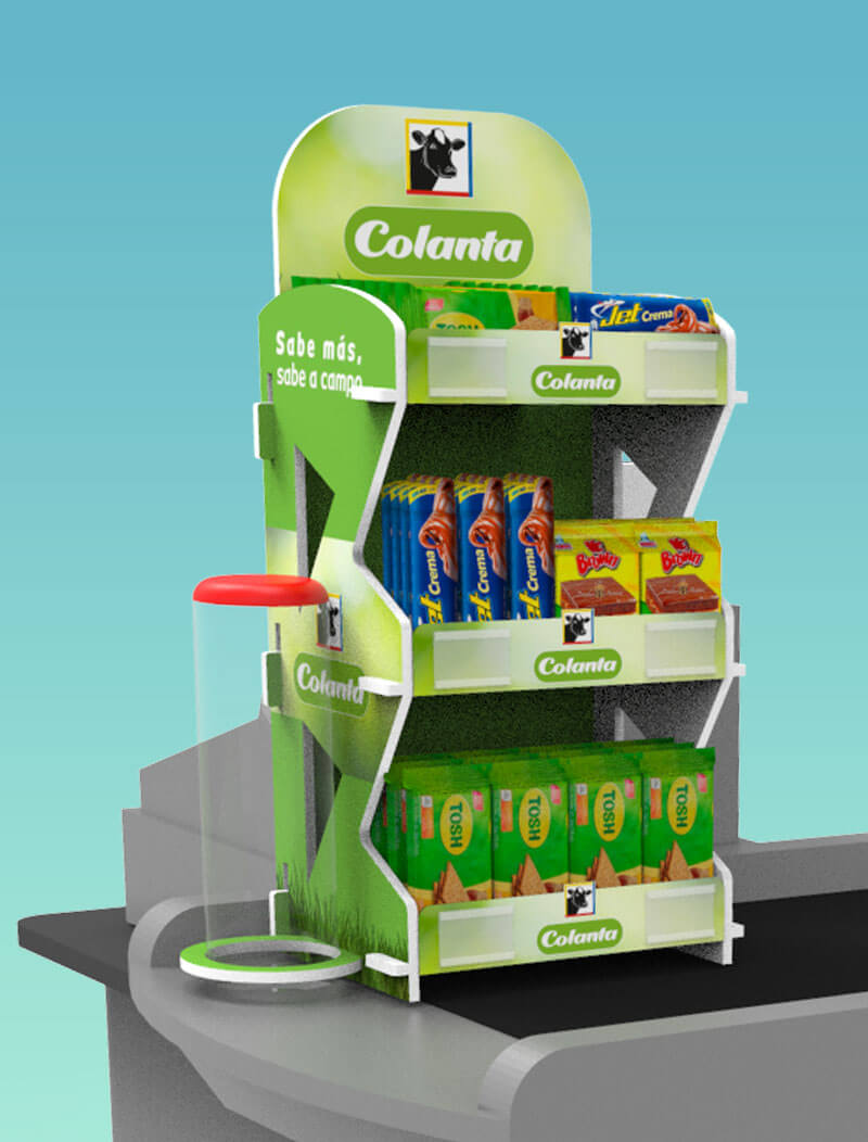 Exhibidor Colanta PVC Board