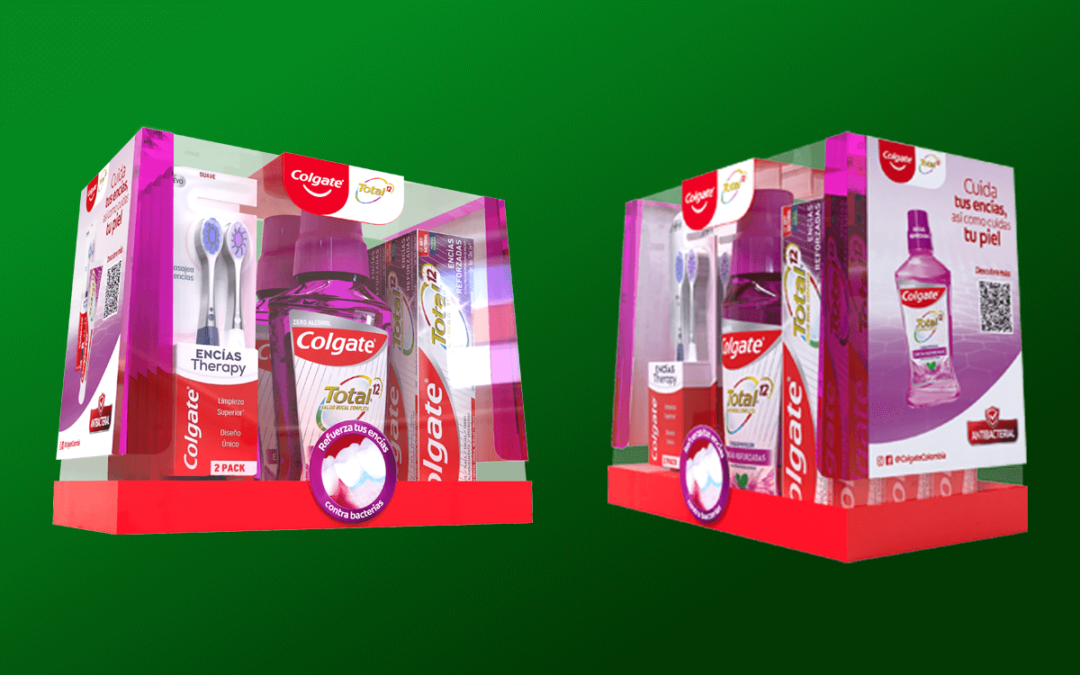 Counter Display Cubo Colgate