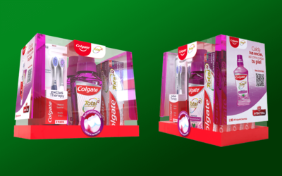 Counter Display Cubo Colgate