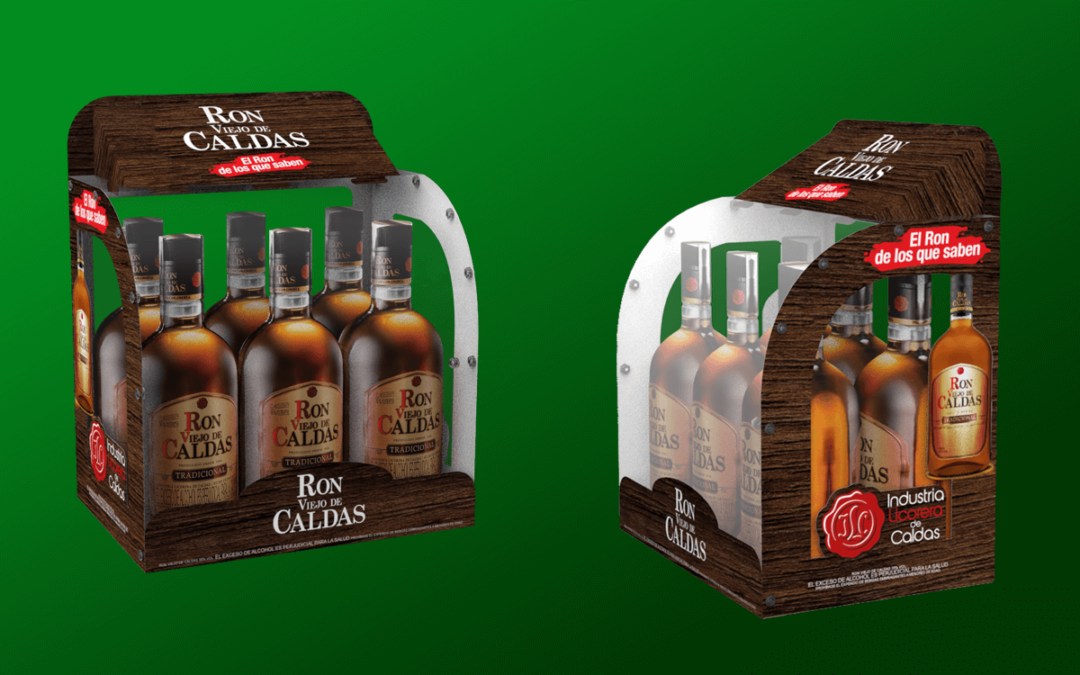 Counter Display Ron Viejo de Caldas