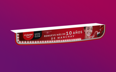 Cenefa tipo cabezote Colgate LW Glow