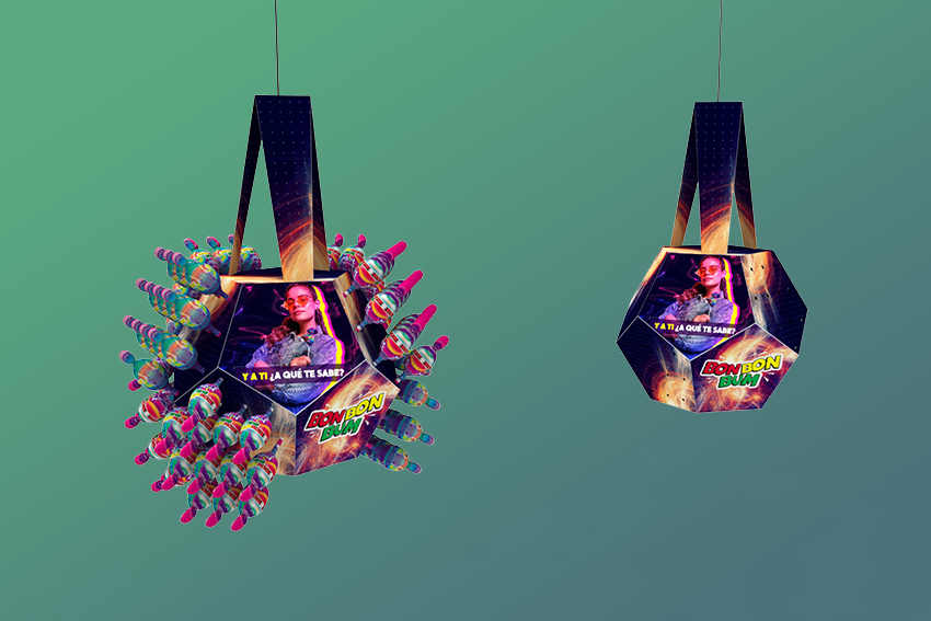 Móvil exhibidor BomBomBum