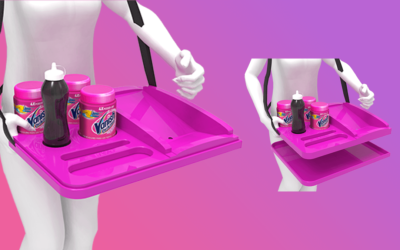 Bandeja Demostración de desmanchado Vanish