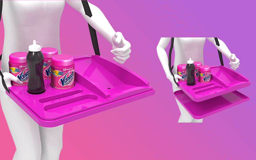 Bandeja Demostración de desmanchado Vanish