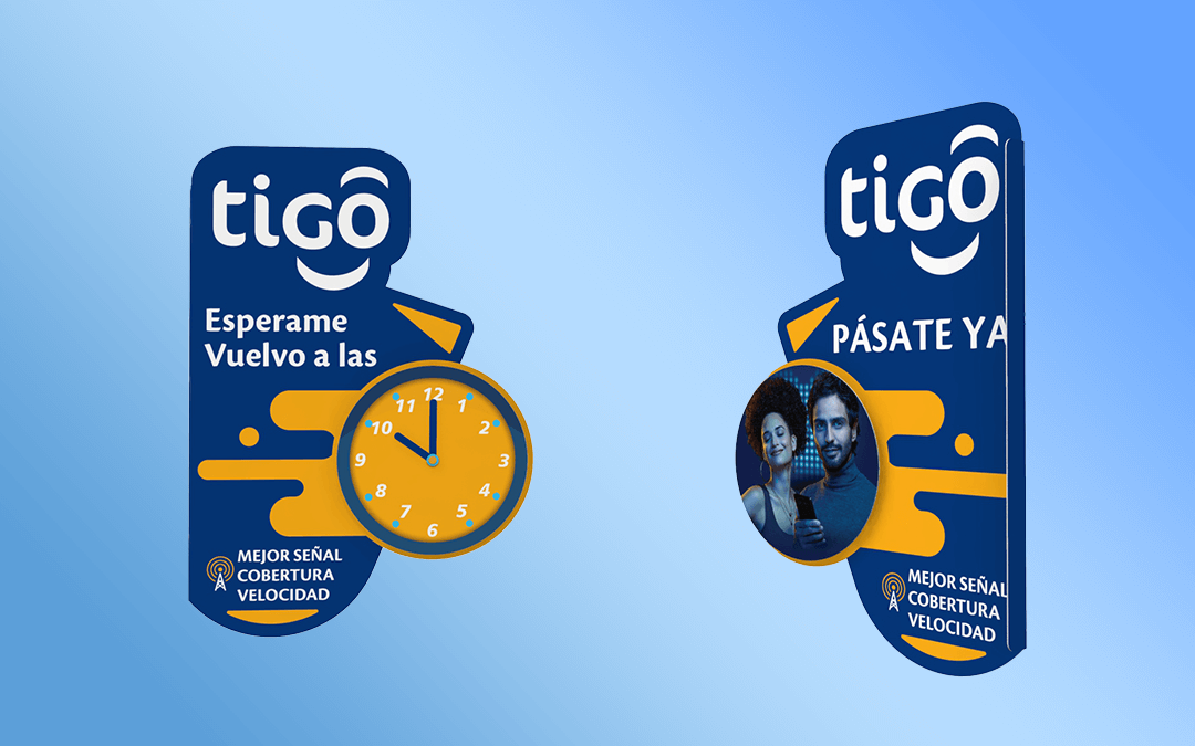 Rompetrafico con cargue Protex, con estructura metálica y poliestireno impreso.